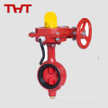 dn150 hand wheel fire fighting butterfly valve